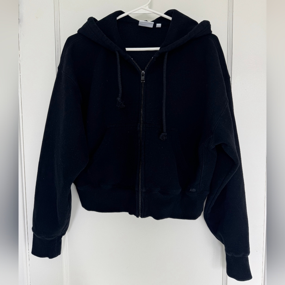 TNA Cozy Fleece Boyfriend Fit Boxy Zip Hoodie
